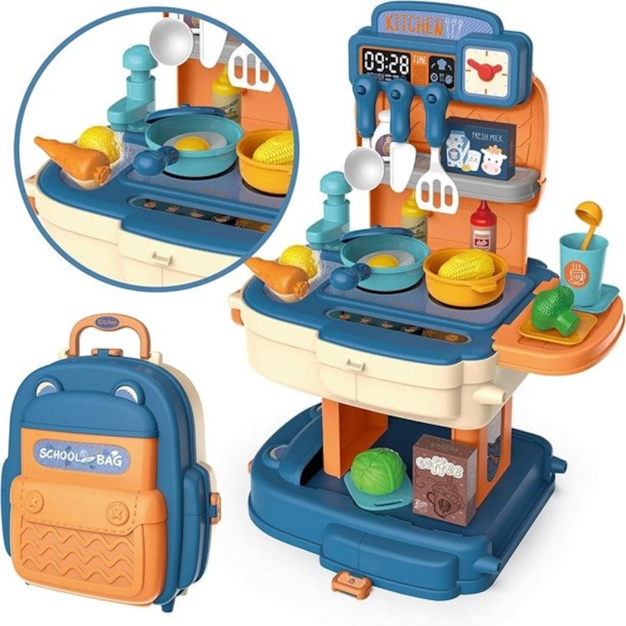 Image 931421_ALTMORE1.jpg, Product 931-421 / Price $29.99, Chef Kitchen Play Set in Backpack – Portable Toy for Ages 3+ | 34 Piece Kitchen and Role-Playing Accessories from Tradeopia on TSC.ca's Toys & Hobbies department