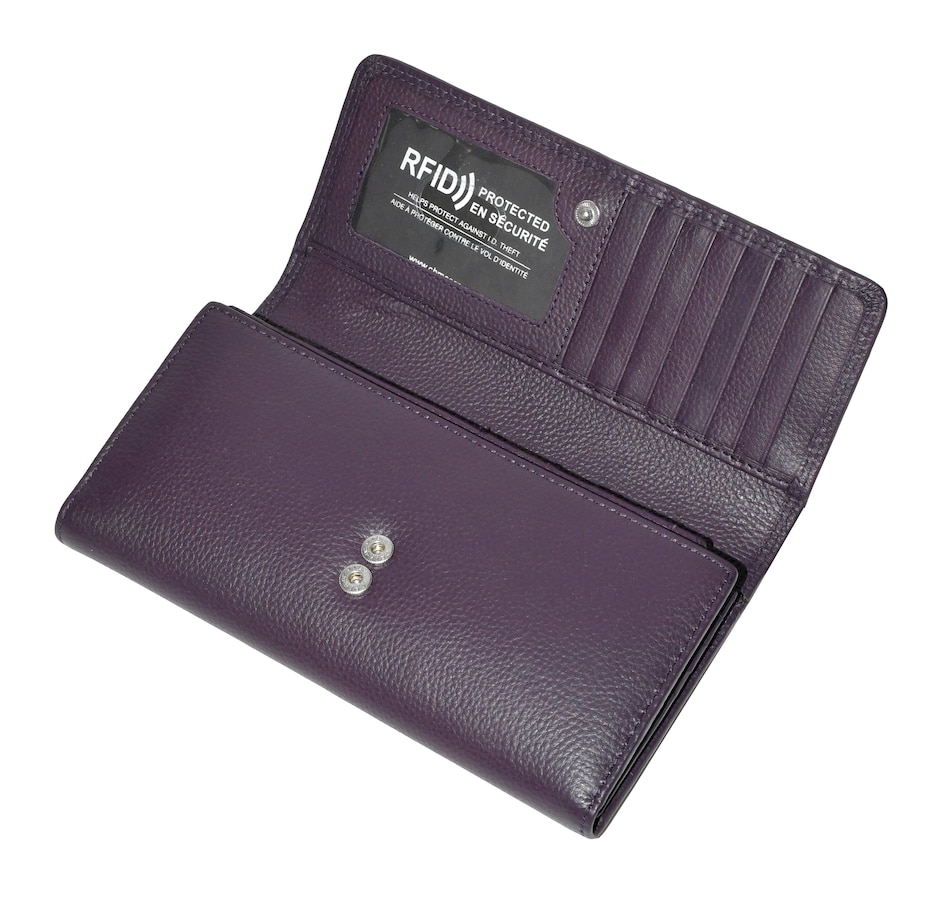 Image 931548_ALTMORE3.jpg, Product 931-548 / Price $142.00, Ladies Clutch Wallet with Checkbook and Gusset from Club Rochelier on TSC.ca's Fashion department