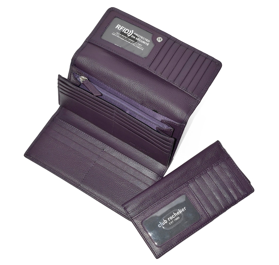 Image 931548_ALTMORE5.jpg, Product 931-548 / Price $142.00, Ladies Clutch Wallet with Checkbook and Gusset from Club Rochelier on TSC.ca's Fashion department