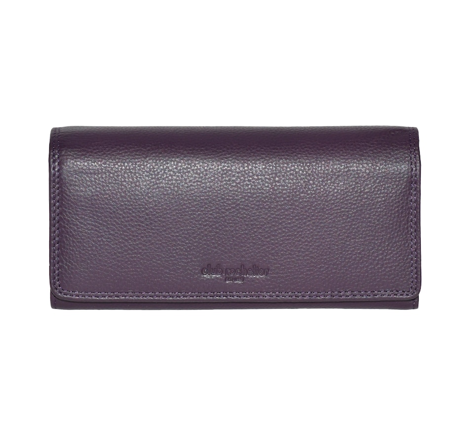 Image 931548_ST01.jpg, Product 931-548 / Price $142.00, Ladies Clutch Wallet with Checkbook and Gusset from Club Rochelier on TSC.ca's Fashion department