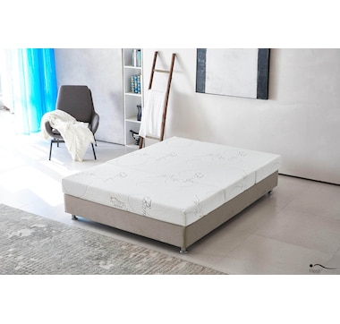 Rest Therapy 6 Inch Exhilarate Tri Fold Bamboo Cool Gel Memory Foam Mattress