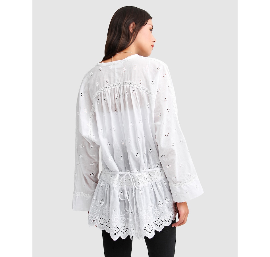Image 931691_ALTMORE5.jpg, Product 931-691 / Price $179.95, belle & bloom Unbutton Me Eyelet Button Down Shirt from belle & bloom on TSC.ca's Fashion department