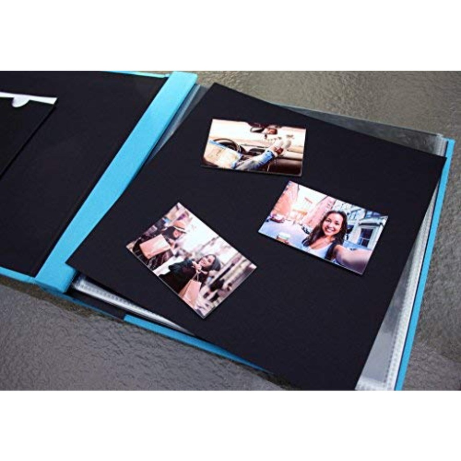 Image 931694_ALTMORE4.jpg, Product 931-694 / Price $24.99, Zink Cloth Covered Scrapbook Album, 8" x 8” Large Photo Album Scrapbook with Front Picture Window from Zink on TSC.ca's Toys & Hobbies department