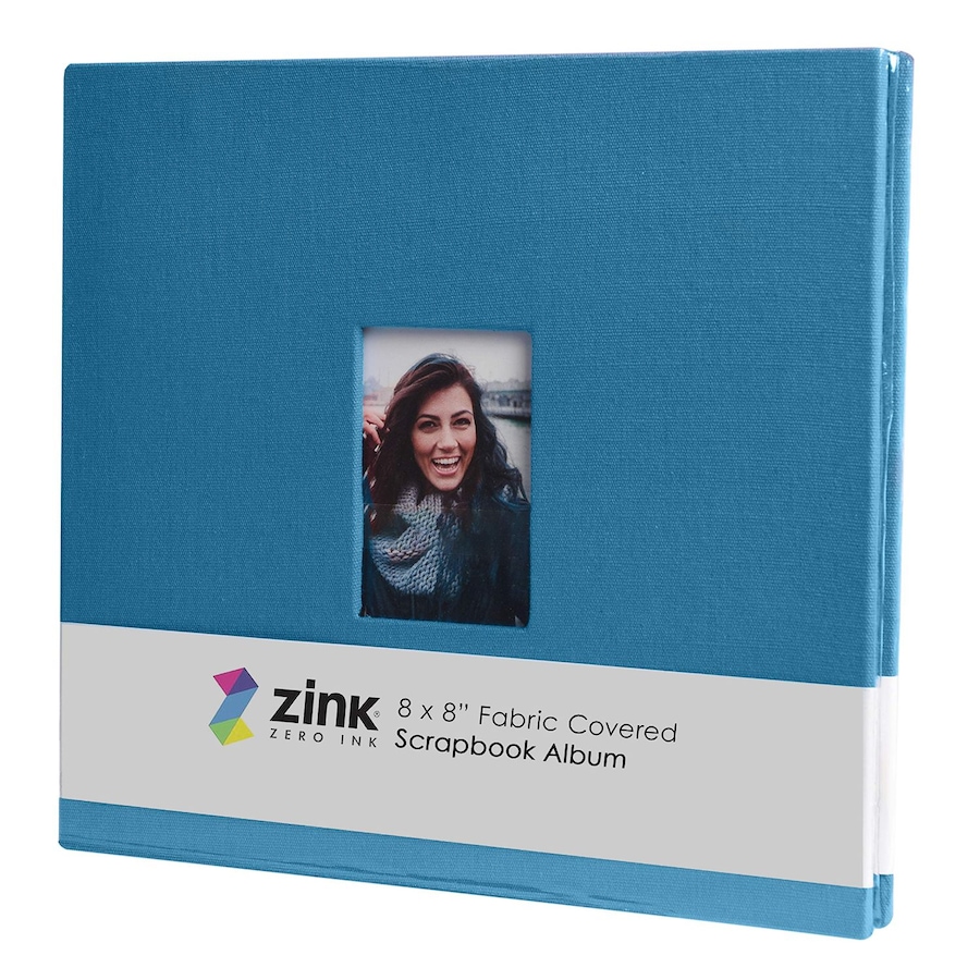 Image 931694_ST01.jpg, Product 931-694 / Price $24.99, Zink Cloth Covered Scrapbook Album, 8" x 8” Large Photo Album Scrapbook with Front Picture Window from Zink on TSC.ca's Toys & Hobbies department