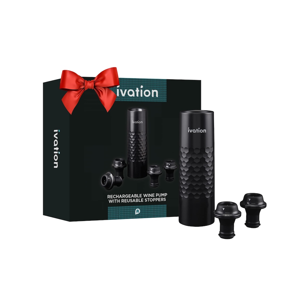 Image 931725_ALTMORE5.jpg, Product 931-725 / Price $59.99, Ivation 6-Piece Rechargeable Wine Saver Pump with Reusable Wine Stoppers from Ivation on TSC.ca's Kitchen department