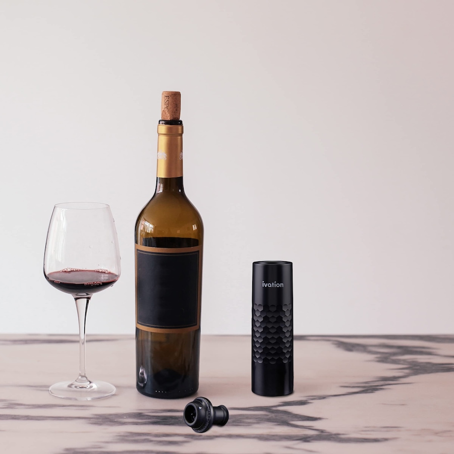 Image 931725_ALTMORE6.jpg, Product 931-725 / Price $59.99, Ivation 6-Piece Rechargeable Wine Saver Pump with Reusable Wine Stoppers from Ivation on TSC.ca's Kitchen department