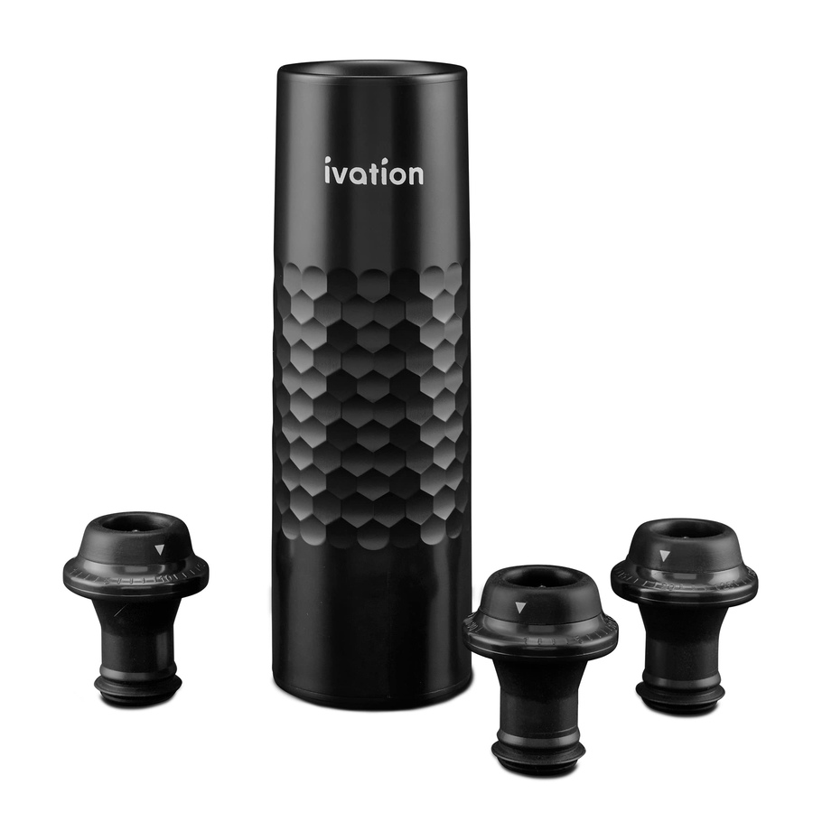 Image 931725_ST01.jpg, Product 931-725 / Price $59.99, Ivation 6-Piece Rechargeable Wine Saver Pump with Reusable Wine Stoppers from Ivation on TSC.ca's Kitchen department