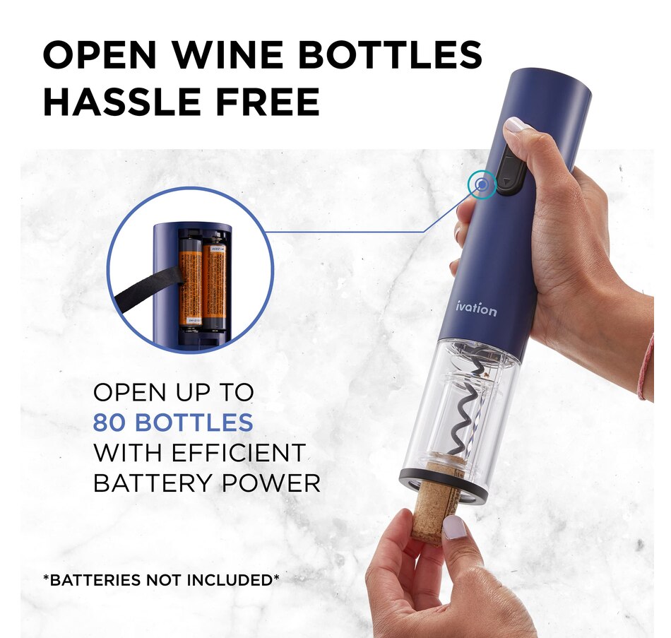 Image 931727_ALTMORE2.jpg, Product 931-727 / Price $79.99, Ivation All-in-One Wine Gift Set - Wine Accessory Kit with Automatic Electric Bottle Opener & More from Ivation on TSC.ca's Kitchen department