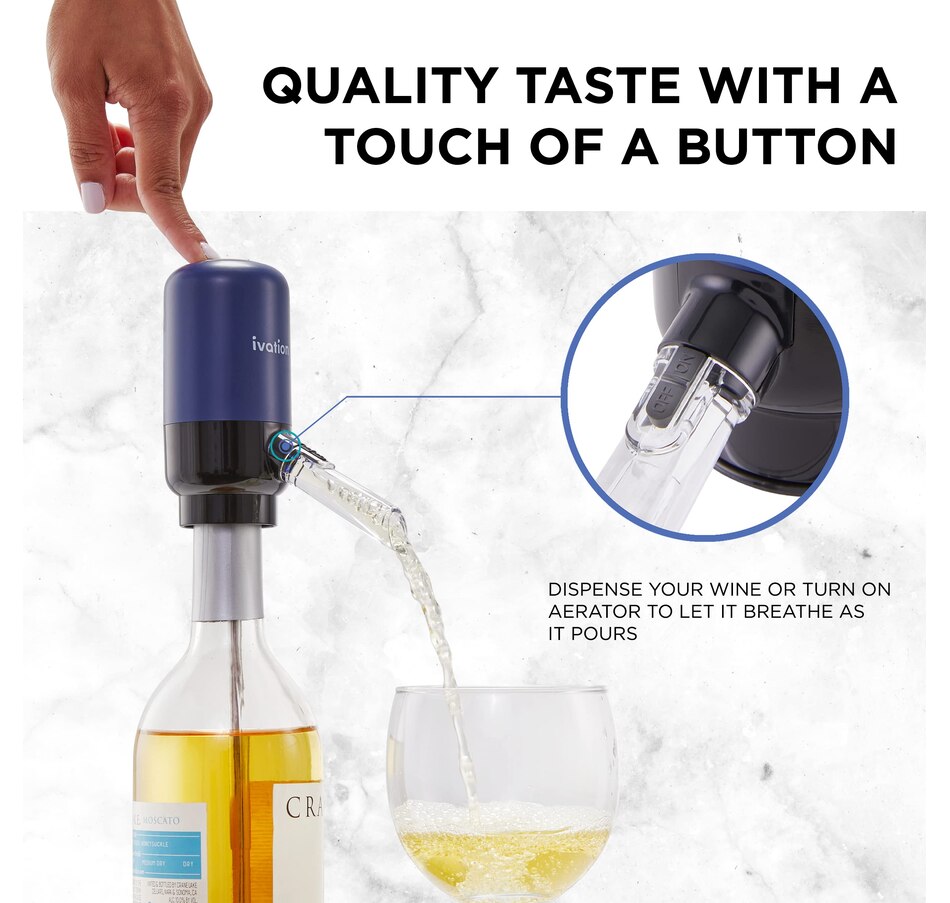 Image 931727_ALTMORE3.jpg, Product 931-727 / Price $79.99, Ivation All-in-One Wine Gift Set - Wine Accessory Kit with Automatic Electric Bottle Opener & More from Ivation on TSC.ca's Kitchen department