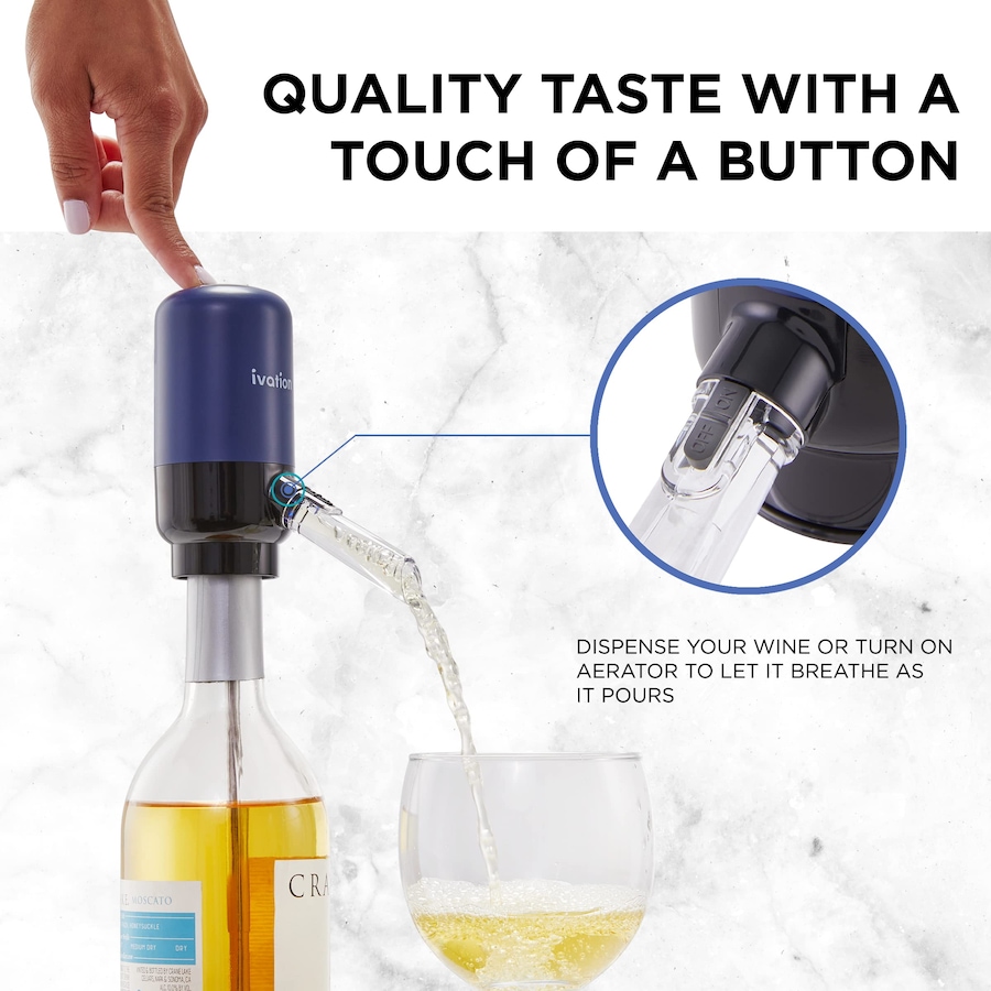 Image 931727_ALTMORE3.jpg, Product 931-727 / Price $79.99, Ivation All-in-One Wine Gift Set - Wine Accessory Kit with Automatic Electric Bottle Opener & More from Ivation on TSC.ca's Kitchen department