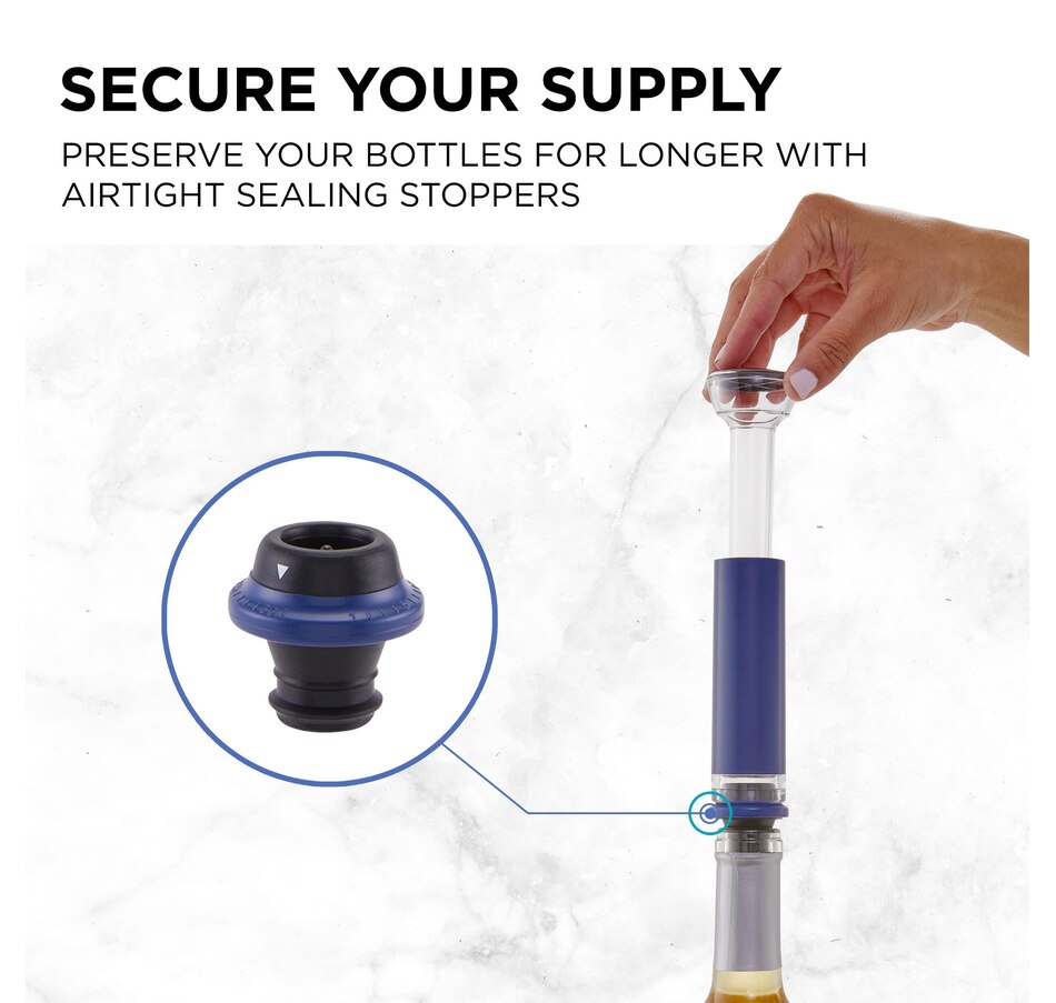 Image 931727_ALTMORE4.jpg, Product 931-727 / Price $79.99, Ivation All-in-One Wine Gift Set - Wine Accessory Kit with Automatic Electric Bottle Opener & More from Ivation on TSC.ca's Kitchen department