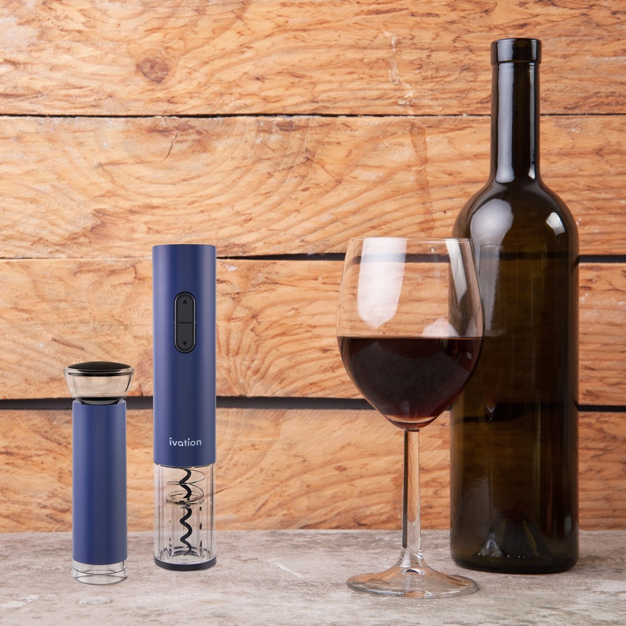 Image 931727_ALTMORE8.jpg, Product 931-727 / Price $79.99, Ivation All-in-One Wine Gift Set - Wine Accessory Kit with Automatic Electric Bottle Opener & More from Ivation on TSC.ca's Kitchen department