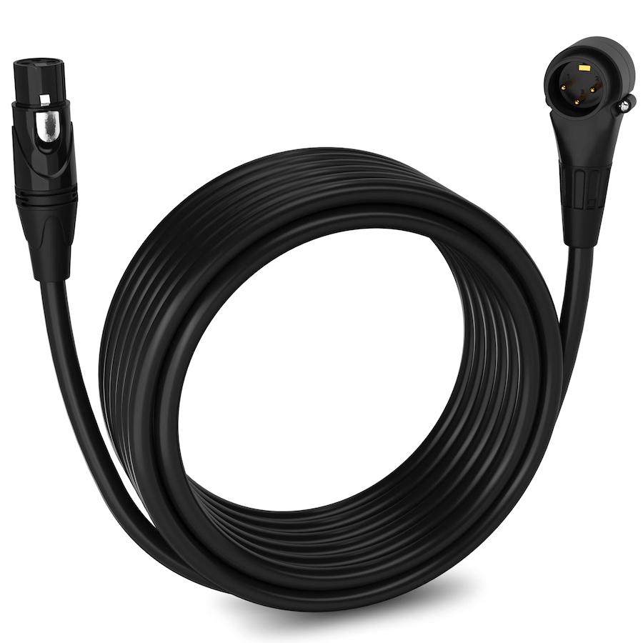Image 931750_ST02.jpg, Product 931-750 / Price $37.99, LyxPro 25 Feet Right Angle XLR Microphone Cable, Male to Female Cable - Blue from LyxPro on TSC.ca's Toys & Hobbies department