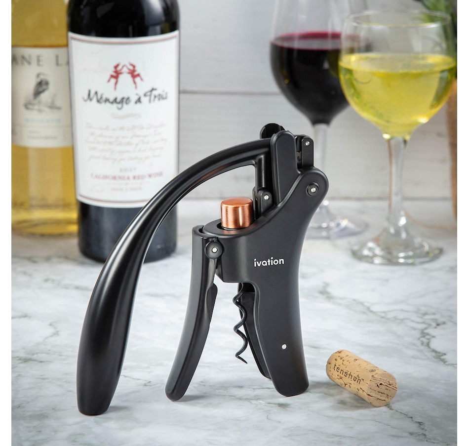 Image 931754_ALTMORE2.jpg, Product 931-754 / Price $49.99, Ivation Wine Bottle Opener, Manual Handheld Wine Opener with Ergonomic Lever Pump and More from Ivation on TSC.ca's Kitchen department