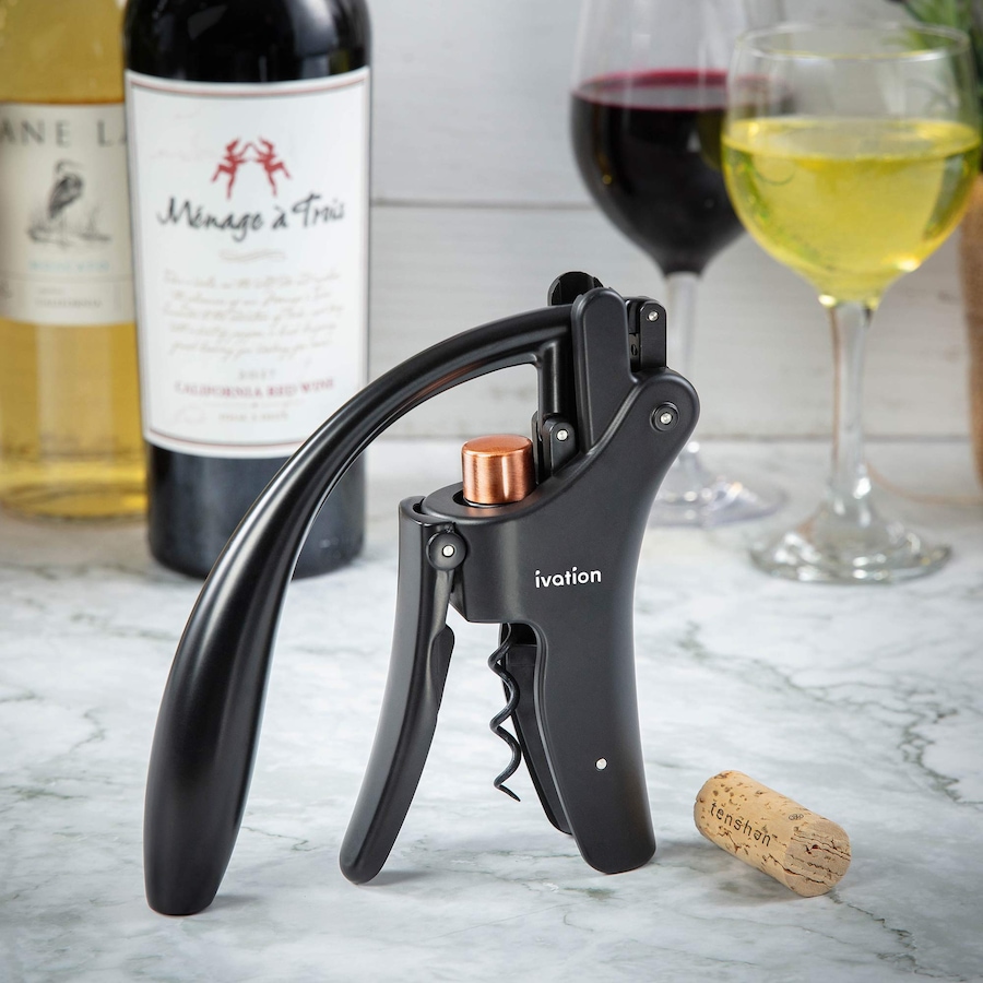 Image 931754_ALTMORE2.jpg, Product 931-754 / Price $49.99, Ivation Wine Bottle Opener, Manual Handheld Wine Opener with Ergonomic Lever Pump and More from Ivation on TSC.ca's Kitchen department