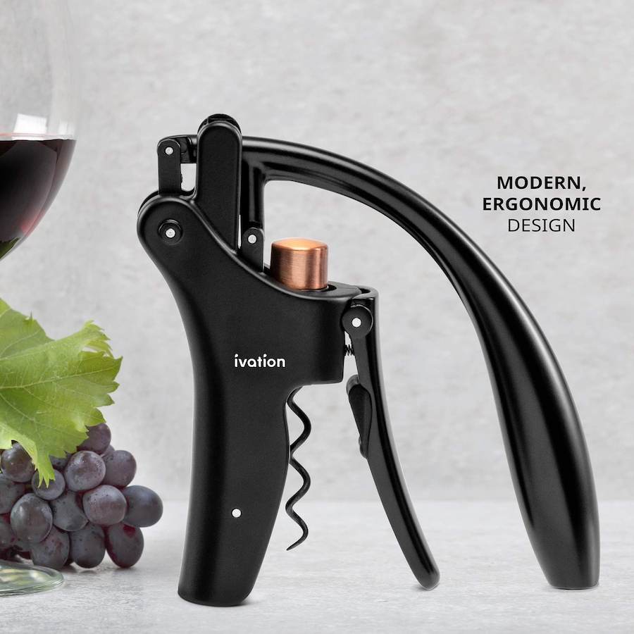Image 931754_ALTMORE3.jpg, Product 931-754 / Price $49.99, Ivation Wine Bottle Opener, Manual Handheld Wine Opener with Ergonomic Lever Pump and More from Ivation on TSC.ca's Kitchen department