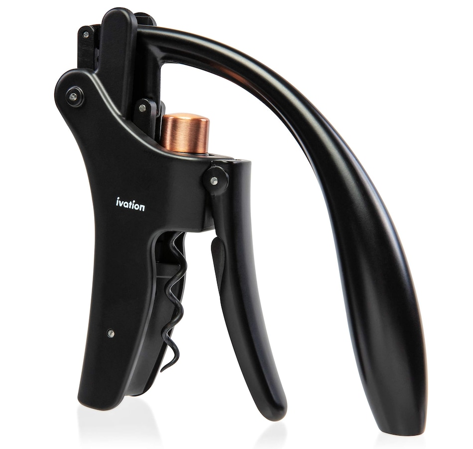Image 931754_ST01.jpg, Product 931-754 / Price $49.99, Ivation Wine Bottle Opener, Manual Handheld Wine Opener with Ergonomic Lever Pump and More from Ivation on TSC.ca's Kitchen department