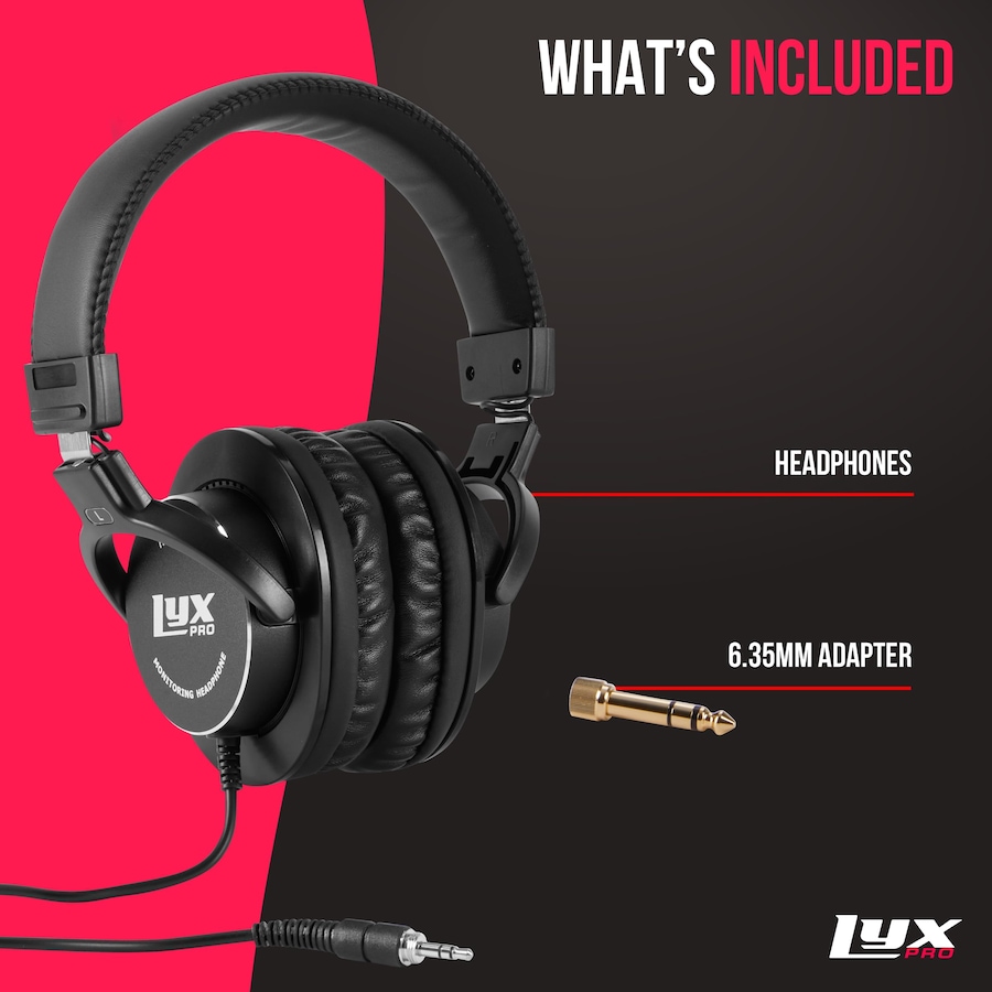 Image 931759_ALTMORE1.jpg, Product 931-759 / Price $59.99, LyxPro HAS-10 Noise-Canceling DJ Headphones, Over-Ear Studio Headphones, Black from LyxPro on TSC.ca's Toys & Hobbies department