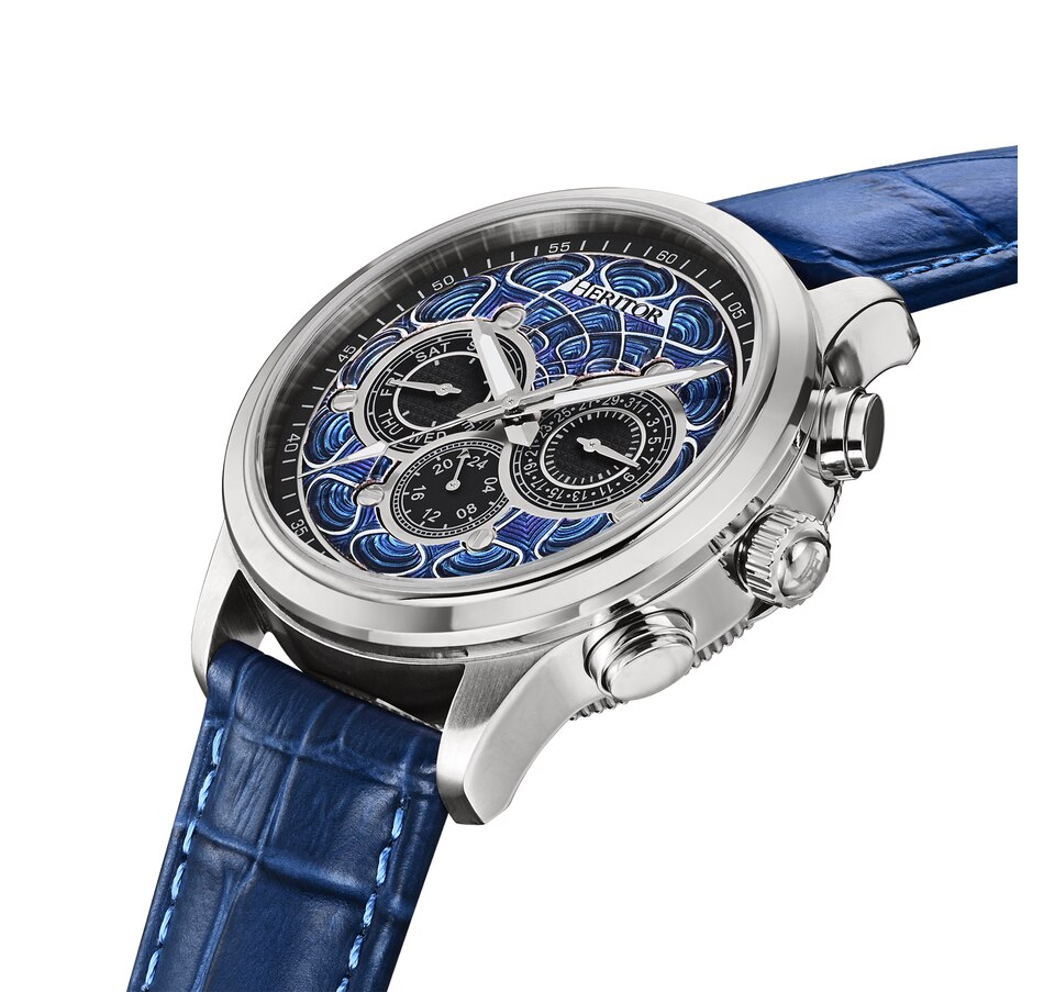 Image 932384_ALTMORE1.jpg, Product 932-384 / Price $151.70, Heritor Automatic Apostle Leather-Band Watch w/ Day/Date from Heritor on TSC.ca's Jewellery department