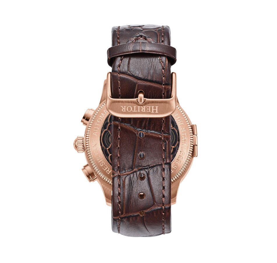 Image 932384_ALTMORE14.jpg, Product 932-384 / Price $151.70, Heritor Automatic Apostle Leather-Band Watch w/ Day/Date from Heritor on TSC.ca's Jewellery department