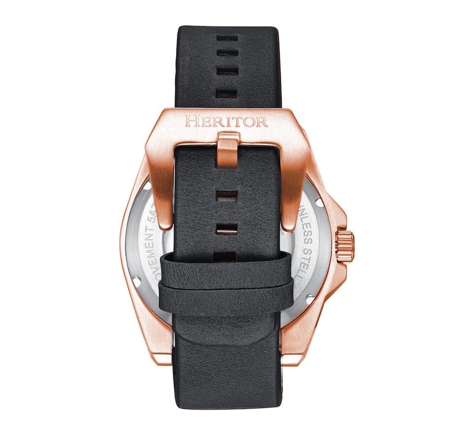 Image 932397_ALTMORE10.jpg, Product 932-397 / Price $158.66, Heritor Automatic Romero Leather-Band Watch from Heritor on TSC.ca's Jewellery department