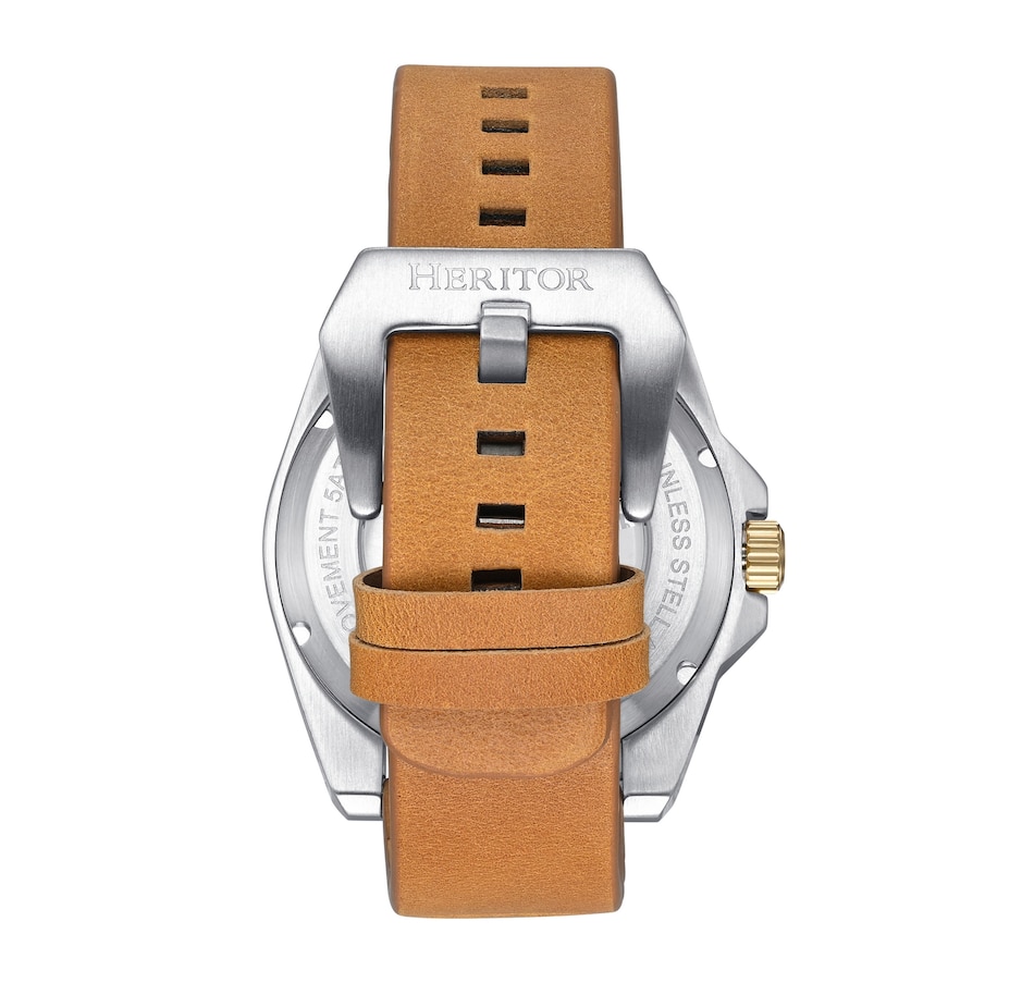 Image 932397_ALTMORE2.jpg, Product 932-397 / Price $158.66, Heritor Automatic Romero Leather-Band Watch from Heritor on TSC.ca's Jewellery department