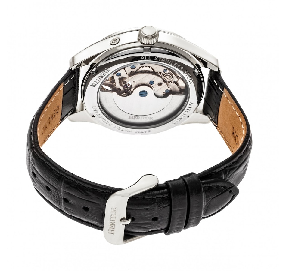 Image 932401_ALTMORE1.jpg, Product 932-401 / Price $161.05 - $185.05, Heritor Automatic Sebastian Semi-Skeleton Leather-Band Watch from Heritor on TSC.ca's Jewellery department