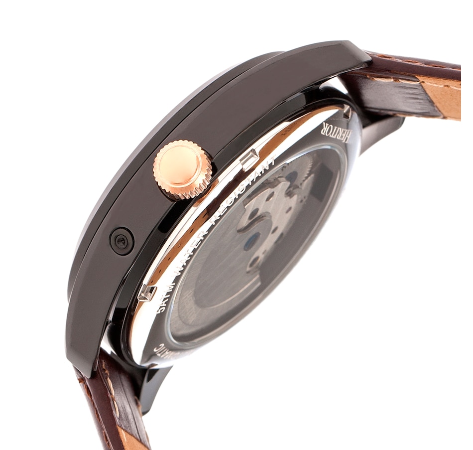 Image 932401_ALTMORE4.jpg, Product 932-401 / Price $161.05 - $185.05, Heritor Automatic Sebastian Semi-Skeleton Leather-Band Watch from Heritor on TSC.ca's Jewellery department