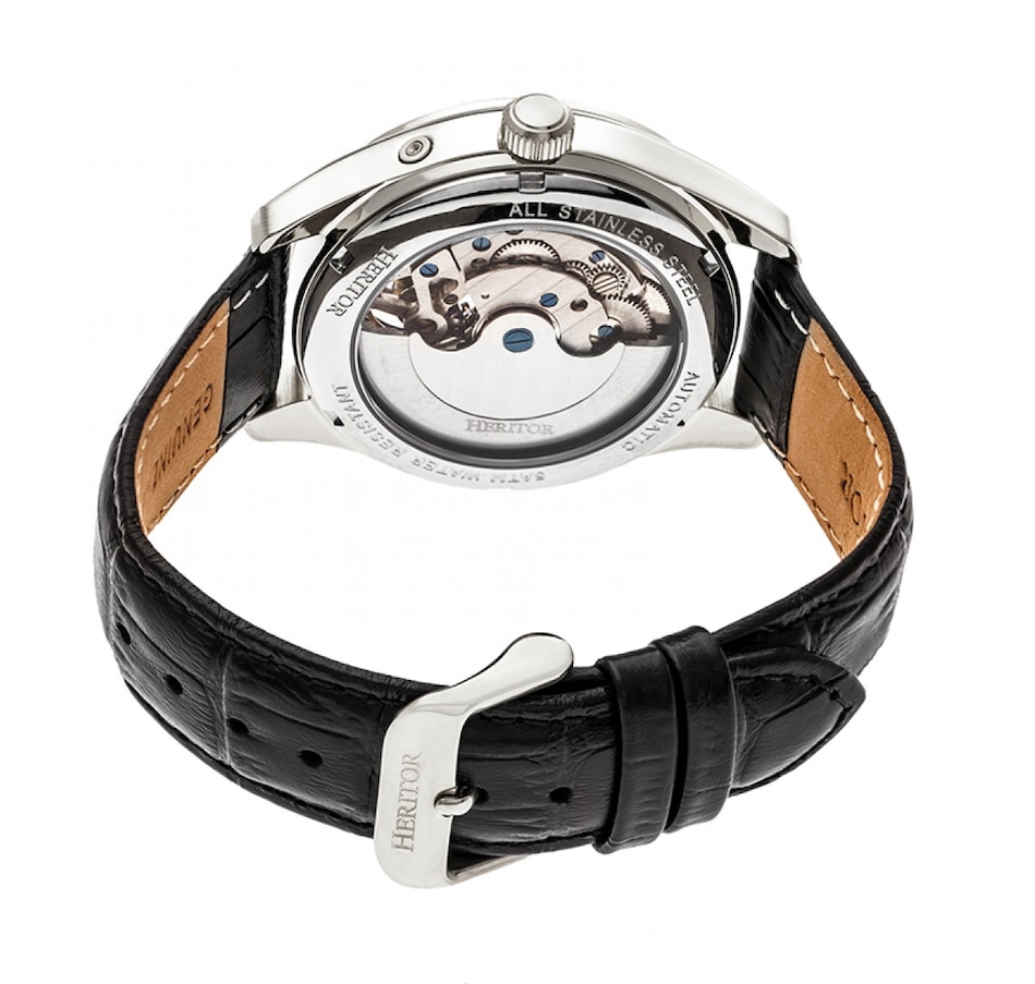 Image 932401_ALTMORE7.jpg, Product 932-401 / Price $161.05 - $185.05, Heritor Automatic Sebastian Semi-Skeleton Leather-Band Watch from Heritor on TSC.ca's Jewellery department