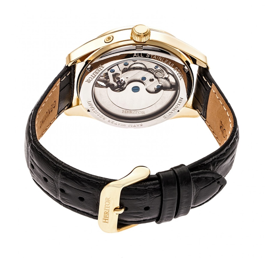 Image 932401_ALTMORE9.jpg, Product 932-401 / Price $161.05 - $185.05, Heritor Automatic Sebastian Semi-Skeleton Leather-Band Watch from Heritor on TSC.ca's Jewellery department