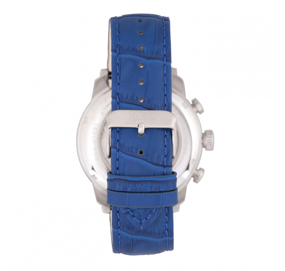 Image 932405_ALTMORE5.jpg, Product 932-405 / Price $148.56, Heritor Automatic Arthur Semi-Skeleton Leather-Band Watch w/ Day/Date from Heritor on TSC.ca's Jewellery department