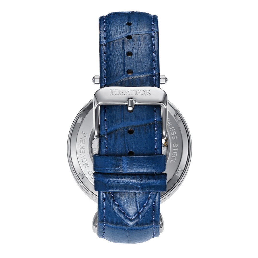 Image 932412_ALTMORE4.jpg, Product 932-412 / Price $134.00 - $167.50, Heritor Automatic Lincoln Leather-Band Skeleton Watch with Moon Phase from Heritor on TSC.ca's Jewellery department