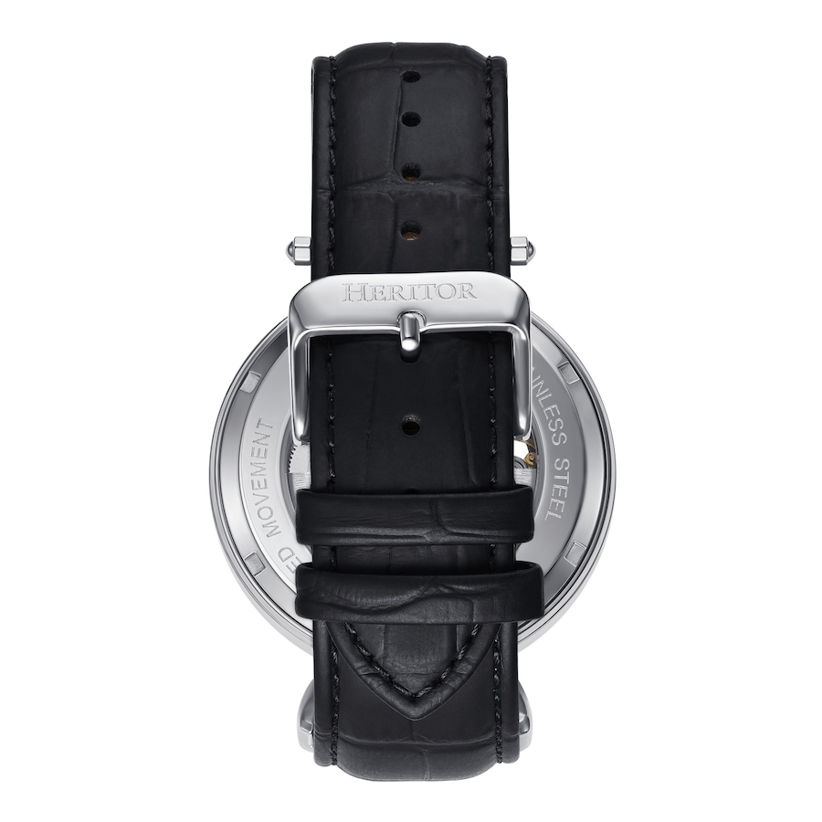 Image 932412_ALTMORE8.jpg, Product 932-412 / Price $134.00 - $167.50, Heritor Automatic Lincoln Leather-Band Skeleton Watch with Moon Phase from Heritor on TSC.ca's Jewellery department