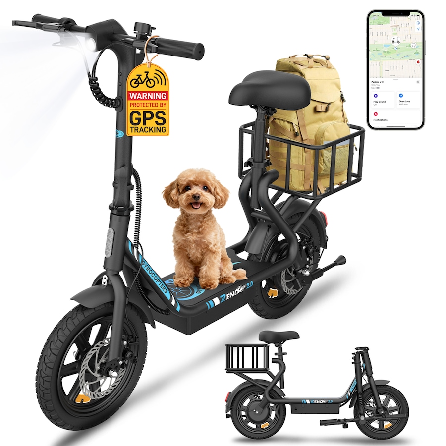 Image 932487.jpg, Product 932-487 / Price $399.99, Gyrocopters Zeno 2.0 Electric Scooter | UL2272 Approved | 32 km/h Max Speed | Up to 40 km Range from Gyrocopters on TSC.ca's Health & Fitness department