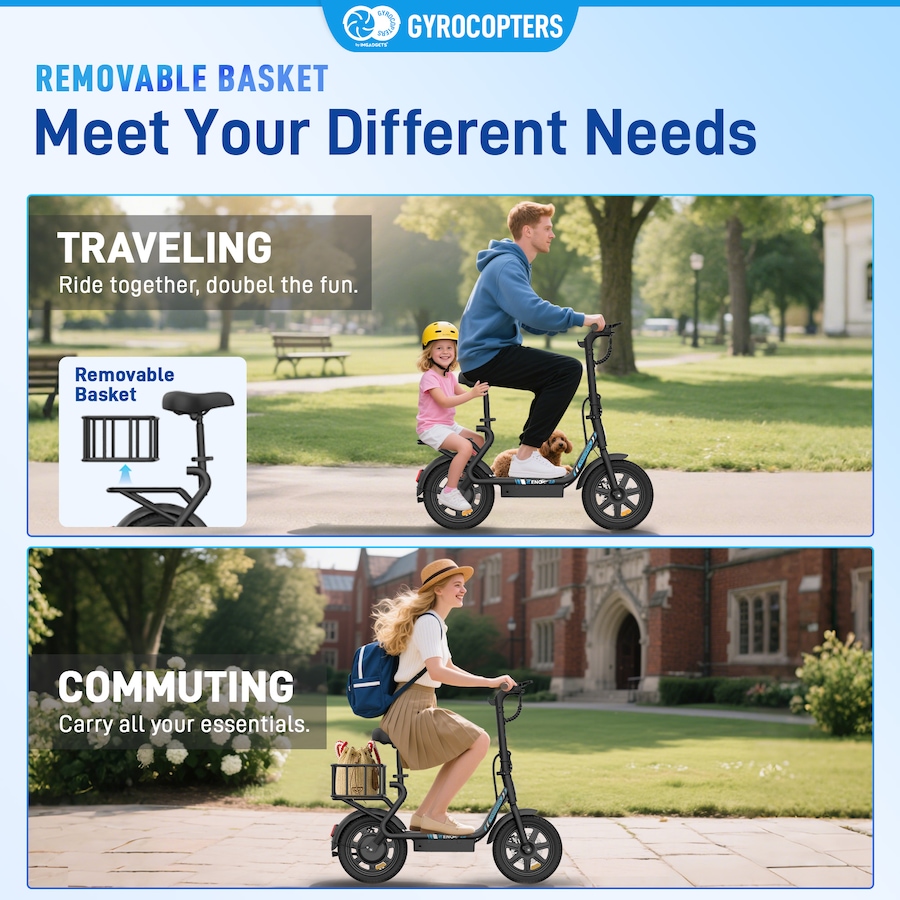 Image 932487_ALTMORE9.jpg, Product 932-487 / Price $399.99, Gyrocopters Zeno 2.0 Electric Scooter | UL2272 Approved | 32 km/h Max Speed | Up to 40 km Range from Gyrocopters on TSC.ca's Health & Fitness department