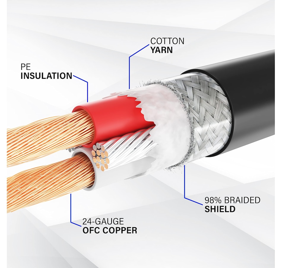 Image 933619_ALTMORE4.jpg, Product 933-619 / Price $39.99, LyxPro Microphone 25 feet XLR Cable, Male to Female, 3 Pin Mic Cable, Red from LyxPro on TSC.ca's Toys & Hobbies department