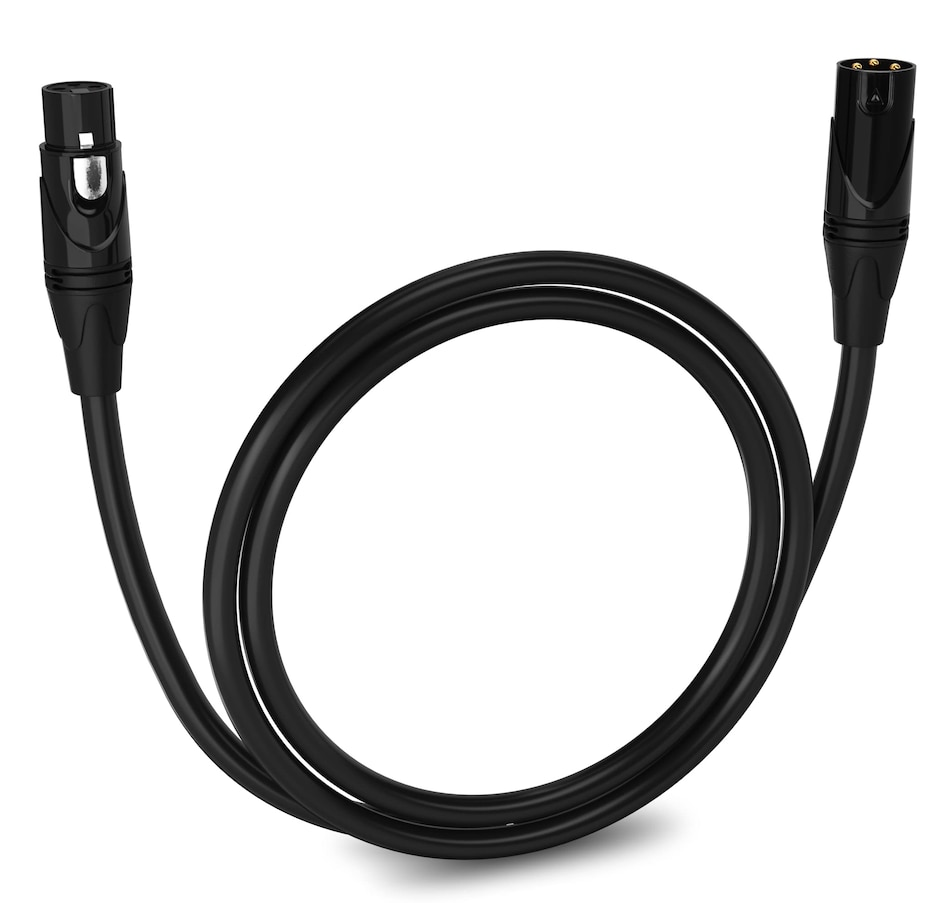 Image 933653.jpg, Product 933-653 / Price $23.99, LyxPro Microphone 3 feet XLR Cable, Male to Female, 3 Pin Mic Cable, Black from LyxPro on TSC.ca's Toys & Hobbies department