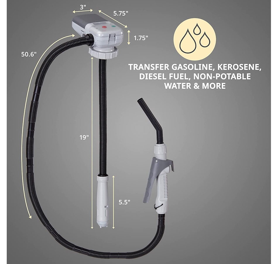 Image 933701_ALTMORE4.jpg, Product 933-701 / Price $124.99, Deway Automatic Fuel Transfer Pump W/Nozzle Flow Control & Stop, AA Battery Powered, Fits All Cans from Deway on TSC.ca's Home & Garden department