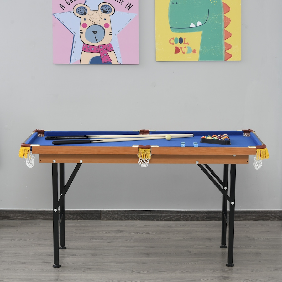 Image 934441_ALTMORE1.jpg, Product 934-441 / Price $159.46, Soozier 55" Portable Mini Billiard Table, Foldable Pool Table, Blue from Soozier on TSC.ca's Toys & Hobbies department
