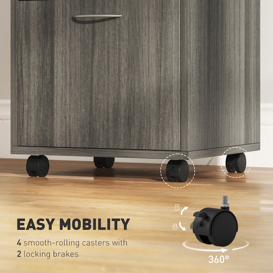 Image 934445_ALTMORE5.jpg, Product 934-445 / Price $79.92, HOMCOM Vertical Filing Cabinet with Lockable Drawer, File Cabinet, Grey from HOMCOM on TSC.ca's Home & Garden department
