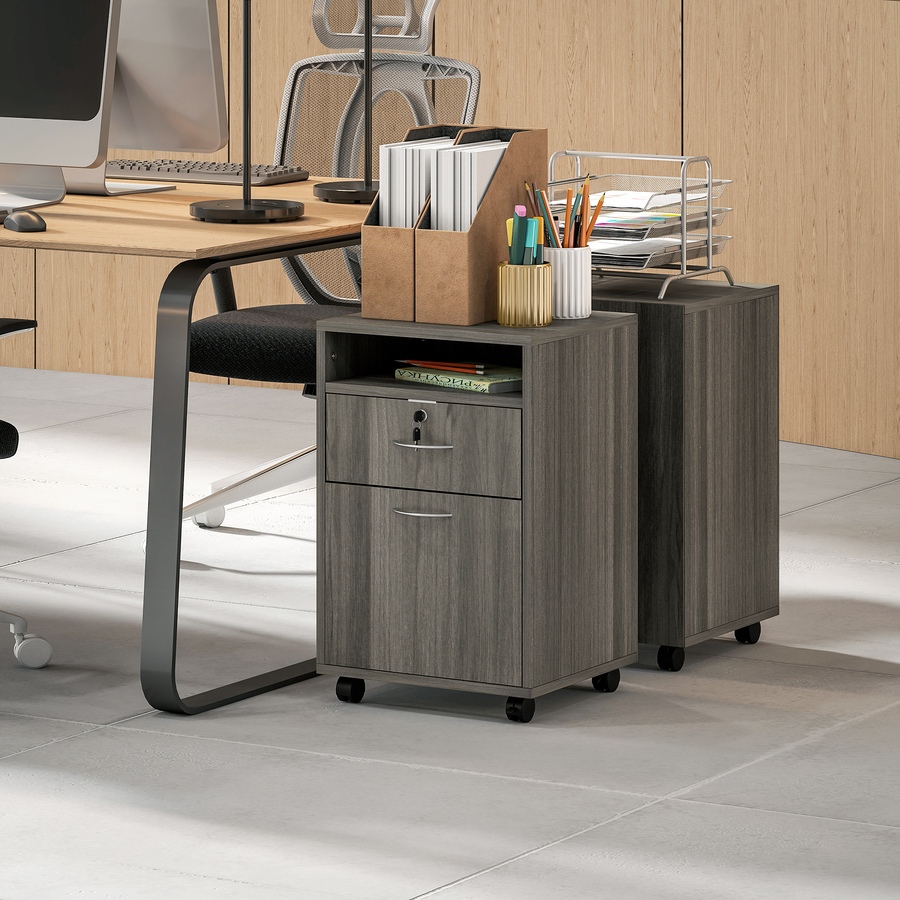 Image 934445_ALTMORE8.jpg, Product 934-445 / Price $79.92, HOMCOM Vertical Filing Cabinet with Lockable Drawer, File Cabinet, Grey from HOMCOM on TSC.ca's Home & Garden department