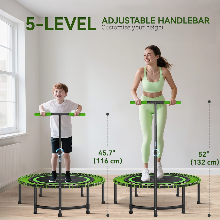 Image 934448_ALTMORE3.jpg, Product 934-448 / Price $89.99, Soozier 45" Rebounder Trampoline, Mini Fitness Trampoline Bungee Rebounder from Soozier on TSC.ca's Health & Fitness department