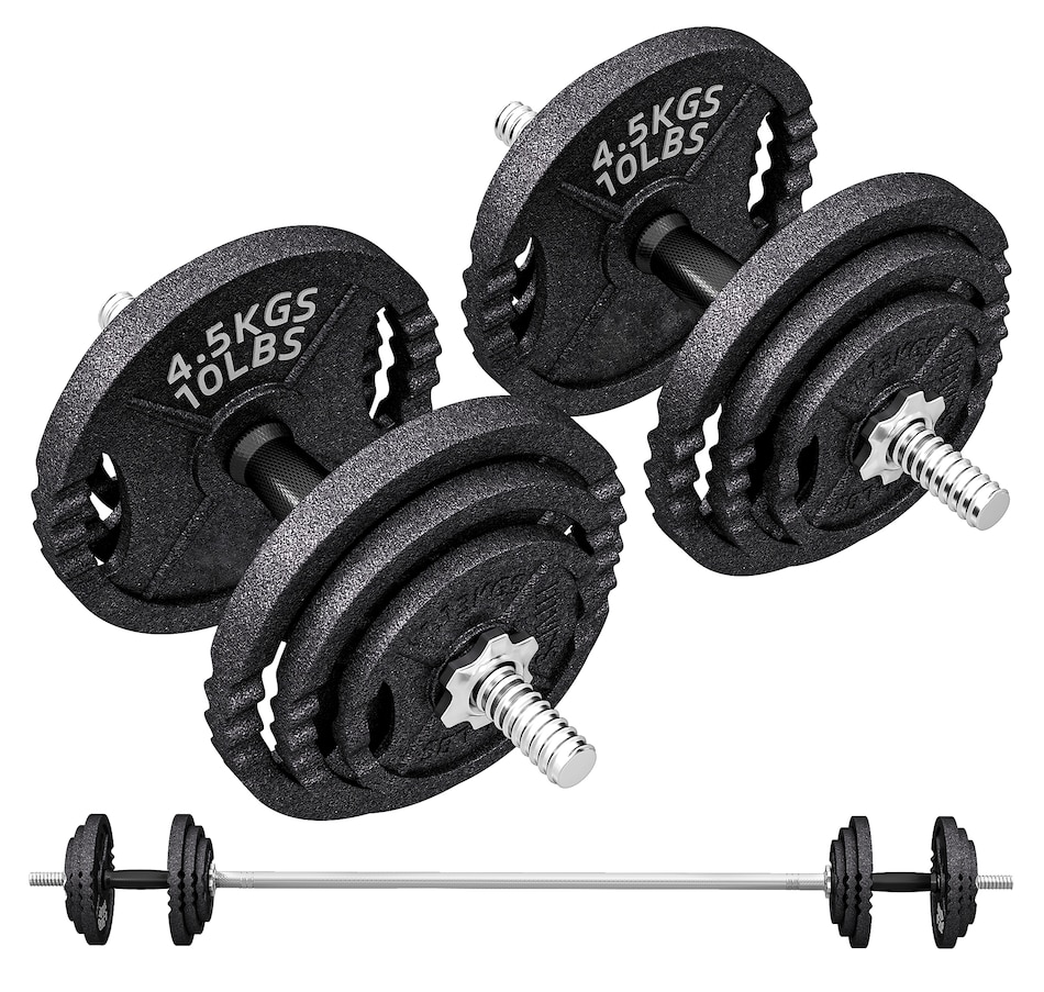 Image 934449.jpg, Product 934-449 / Price $350.99, Soozier Adjustable Dumbbell Set, 2 in 1 Weights Set for Home Gym, 112lb from Soozier on TSC.ca's Health & Fitness department