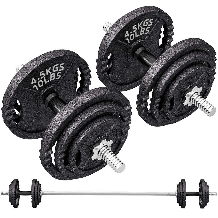 Image 934449.jpg, Product 934-449 / Price $169.99, Soozier Adjustable Dumbbell Set, 2 in 1 Weights Set for Home Gym, 112lb from Soozier on TSC.ca's Health & Fitness department