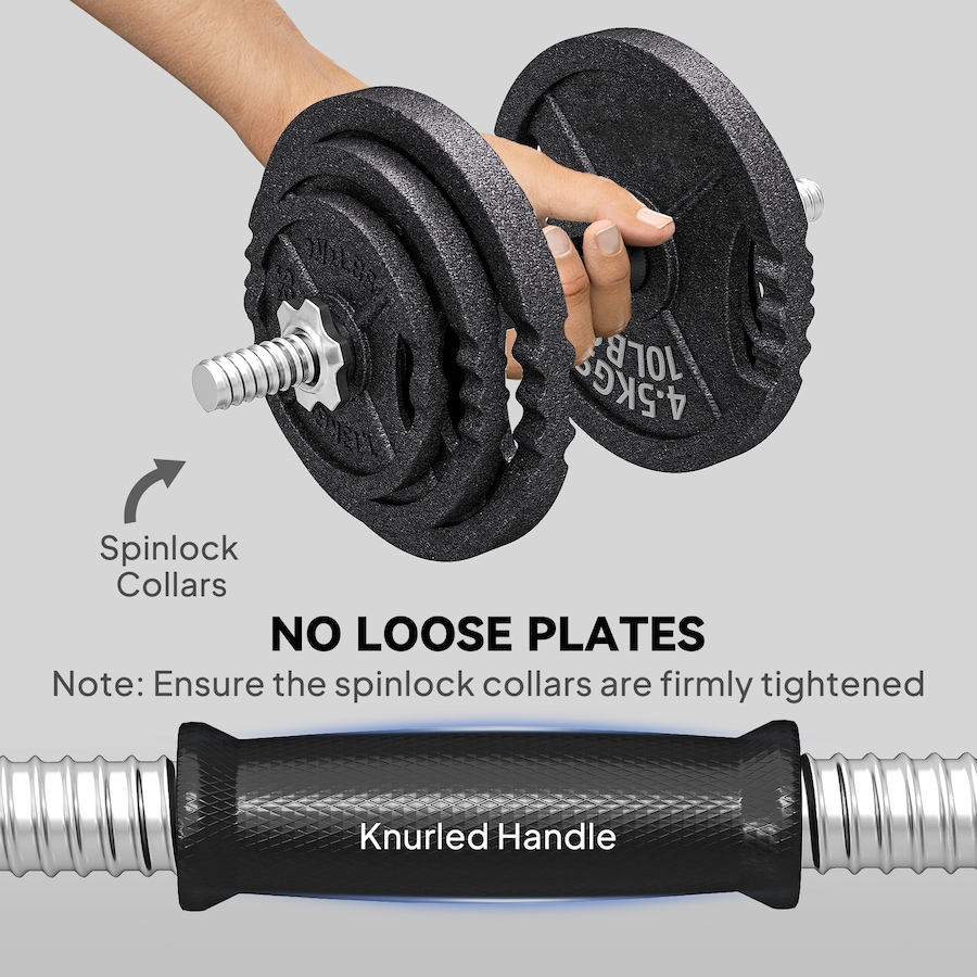 Image 934449_ALTMORE12.jpg, Product 934-449 / Price $169.99, Soozier Adjustable Dumbbell Set, 2 in 1 Weights Set for Home Gym, 112lb from Soozier on TSC.ca's Health & Fitness department