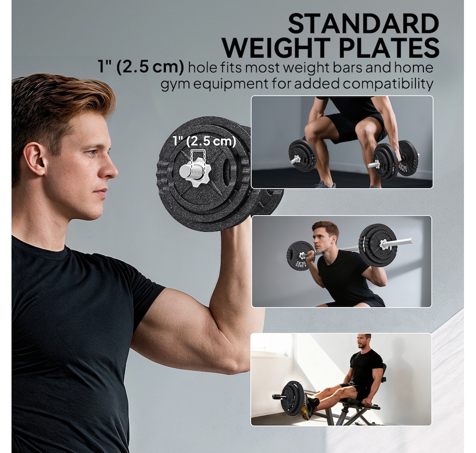 Image 934449_ALTMORE13.jpg, Product 934-449 / Price $350.99, Soozier Adjustable Dumbbell Set, 2 in 1 Weights Set for Home Gym, 112lb from Soozier on TSC.ca's Health & Fitness department