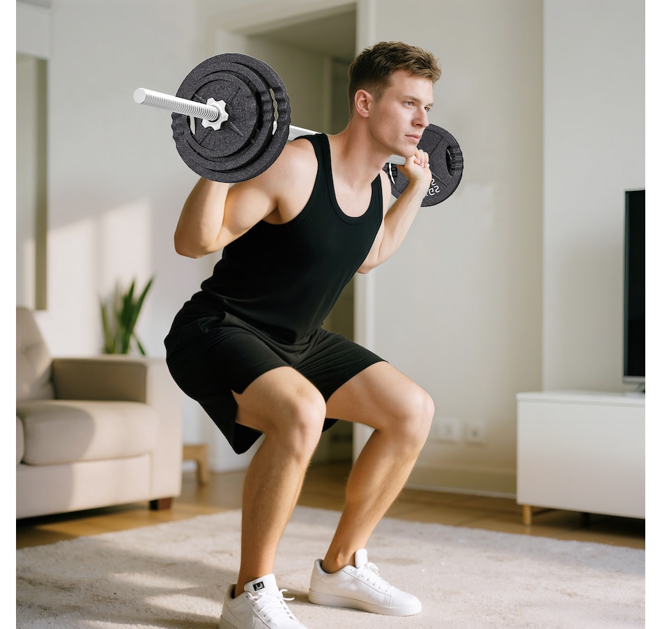 Image 934449_ALTMORE15.jpg, Product 934-449 / Price $350.99, Soozier Adjustable Dumbbell Set, 2 in 1 Weights Set for Home Gym, 112lb from Soozier on TSC.ca's Health & Fitness department