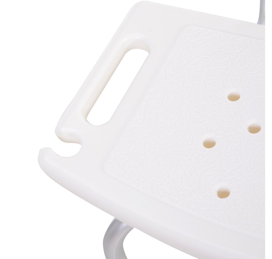 Image 934458_ALTMORE8.jpg, Product 934-458 / Price $53.99, 33.7" Bath Chair Seat Safety Bathroom Aids Adjustable Positions White from HOMCOM on TSC.ca's department