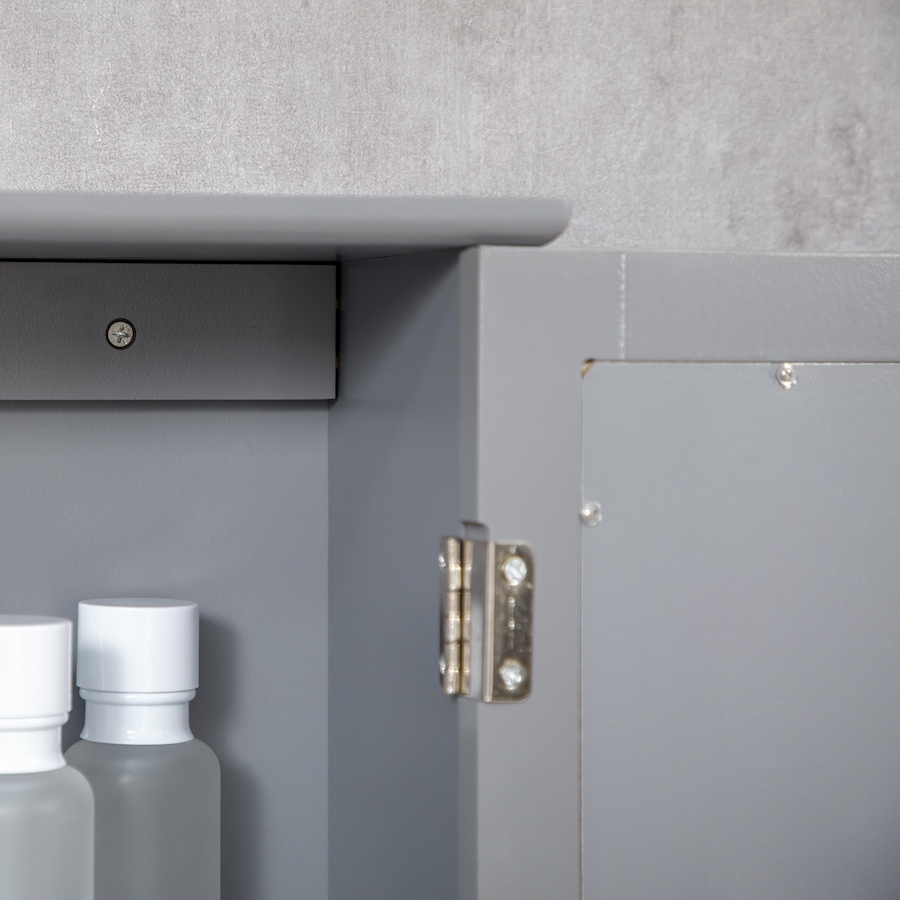 Image 934539_ALTMORE32.jpg, Product 934-539 / Price $64.99 - $72.99, Wall Mounted Bathroom Mirror Cabinet with Door and Shelves from Kleankin on TSC.ca's Home & Garden department