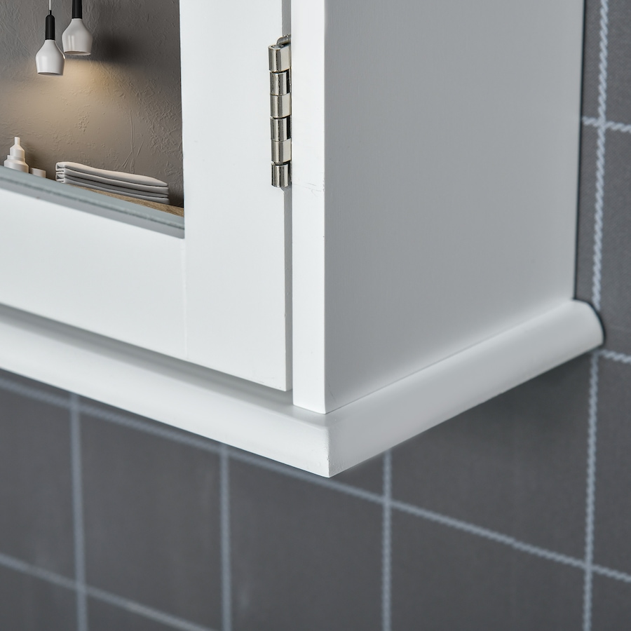 Image 934539_ALTMORE7.jpg, Product 934-539 / Price $64.99 - $72.99, Wall Mounted Bathroom Mirror Cabinet with Door and Shelves from Kleankin on TSC.ca's Home & Garden department